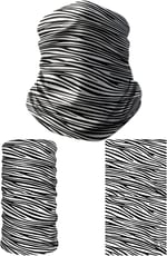e taktik Multifunctional Zebra Pattern Seamless Knitting UV+ Neckerwear Face Mask Headband Bandana Do Rag Hairband