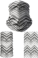 e taktik Multifunctional Zigzag Mandala Seamless Knitting UV+ Neckerwear Face Mask Headband Bandana Do Rag Hairband