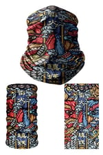 e taktik MultifunctionalFire and Lightning Union Seamless Knitting UV+ Neckerwear Face Mask Headband Bandana Do Rag Hairband