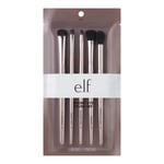 e.l.f. Dumanlı Göz Fırçası Seti, Sentetik, 5 Parça Set (82021) (Fırça Sapı Rengi Değişebilir)