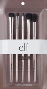 e.l.f. Dumanlı Göz Fırçası Seti, Sentetik, 5 Parça Set (82021) (Fırça Sapı Rengi Değişebilir)