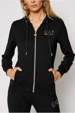 EA7 Emporio Armani Tuta Donna in Tessuto Nero Art.8NTV51TJ9RZ-1200