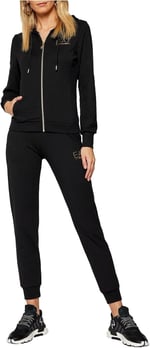 EA7 Emporio Armani Tuta Donna in Tessuto Nero Art.8NTV51TJ9RZ-1200