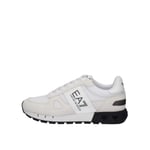 EA7 Erkek B&w Mesh Run Koşu Stili Spor Ayakkabı Beyaz
