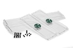 EarlyGrow 93807 Kubbeli Yayıcı, 2 Yükseklik Uzatıcı, Yeşil