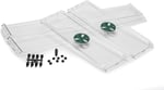 EarlyGrow 93807 Kubbeli Yayıcı, 2 Yükseklik Uzatıcı, Yeşil
