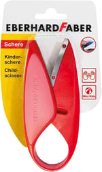 Eberhard Faber 579951 – Mini Kids çocuk makası, mavi, solaklar ve sağ elini kullananlar için uygundur, kesme ve el işi için idealdir