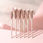 EcoTools Luxe Zarif Göz Makyajı Fırça Seti, Göz Farı, Eyeliner ve Kaş Makyajı İçin, Profesyonel Göz Fırçası Seti, Çevre Dostu Makyaj Araçları, Sentetik Kıllar, Zulüm Ücretsiz ve Vegan, 6 Parça Set