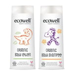 Ecowell Organik Bebek Bakım 2li Set