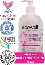 Ecowell Organik Organik Bebek Temizleme Jeli (1 x 500 mL)