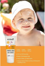 Ecowell SPF 50 Organik Bebek Güneş Kremi (110 g)
