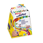 edding 14 FUNTASTICS çocuklar için kalın uçlu keçeli kalem 18'li set - 2-3 mm yuvarlak uç