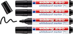 edding 260 Beyaz Yazı Tahtası Kalemi, Siyah, 1 Kalem, Yuvarlak Uç 1.5.3 mm