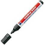 edding 260 Beyaz Yazı Tahtası Kalemi, Siyah, 1 Kalem, Yuvarlak Uç 1.5.3 mm
