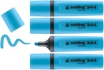 edding 344 fosforlu kalem, yeşil, 4'lü set, 2-5 mm kesik uç