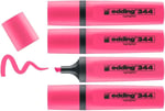 edding 344 fosforlu kalem, yeşil, 4'lü set, 2-5 mm kesik uç