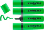 edding 344 fosforlu kalem, yeşil, 4'lü set, 2-5 mm kesik uç