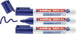 edding 360 xl beyaz yazi tahtasi kalemi, Mavi