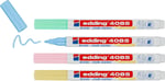 edding 4085 tebeşir kalemi - sarı, yeşil, pembe, mavi (pastel) - 4 tebeşir kalemi - yuvarlak uçlu 1-2 mm - Seçenekler: 4'lü set, 10'lu paket, tek kalem