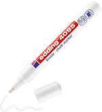 edding 4095 tebeşir kalemi - beyaz - 1 tebeşir kalemi - yuvarlak uçlu 2-3 mm