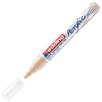 Edding 5100 akrilik markör orta - bej - 1 su geçirmez akrilik markör - yuvarlak uçlu 2-3 mm