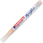 edding 5300 akrilik markör ince - beyaz - 1 su geçirmez akrilik markör - ince yuvarlak uçlu 1-2 mm