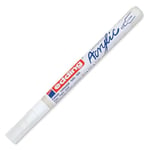 edding 5300 akrilik markör ince - beyaz - 1 su geçirmez akrilik markör - ince yuvarlak uçlu 1-2 mm