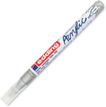 edding 5300 akrilik markör ince - beyaz - 1 su geçirmez akrilik markör - ince yuvarlak uçlu 1-2 mm