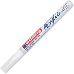 edding 5300 akrilik markör ince - beyaz - 1 su geçirmez akrilik markör - ince yuvarlak uçlu 1-2 mm