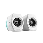 EDIFIER G2000 Bluetooth oyun hoparlörü, 3 ses modu ve RGB aydınlatma, mükemmel oyun atmosferi için 12 farklı ışık efekti. Bağlantılar: Bluetooth, USB (ses kartı) veya 3,5 mm jak.