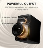 Edifier M60 Compact Masa Hoparlörü - Siyah