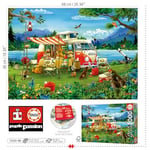 Educa 1000 Parça Harika Kamp Tatili Puzzle - 19922 - Camping Holiday