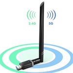 EDUP LivX USB Wifi Pro Sinyal Yakınlaştırıcı Güçlendirici Adaptör Kart 1300 MBPS EP-AC1686