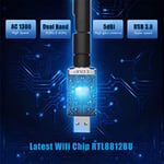 EDUP LivX USB Wifi Pro Sinyal Yakınlaştırıcı Güçlendirici Adaptör Kart 1300 MBPS EP-AC1686