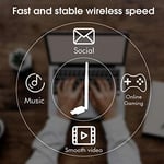 EDUP PC için USB WiFi adaptörü, masaüstü dongle High Gain 6dBi anten desteği, masaüstü dizüstü bilgisayar desteği, Windows 10/8/7/XP/Vista, MAC 10.6-10.11 ile uyumlu