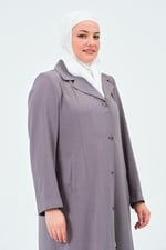 EFTALYA BÜYÜK BEDEN ANNE TESETTÜR KADIN KETEN PARDESÜ