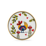 Egan Italy Cocoricò 6'lı Tatlı Tabağı 19 cm Sarı