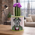 Egan Italy Human Essence 2'li Köpek Desenli Mini Saksı Seti