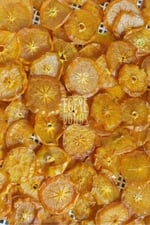 EGEYE DÖNÜŞ Dilim Trabzon Hurması - Cennet Hurması Kurusu - 1 Kg. (İlave Şekersiz-Toptan Cennet Hurması Kurusu)