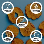 EGEYE DÖNÜŞ Dilim Trabzon Hurması - Cennet Hurması Kurusu - 1 Kg. (İlave Şekersiz-Toptan Cennet Hurması Kurusu)