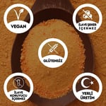 EGEYE DÖNÜŞ Portakal Kabuğu Tozu - 100 Gr. (Öğütülmüş Kuru Portakal Kabuğu - Doğal Aroma Verici - Glütensiz Sporcu Gıdası)