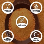 EGEYE DÖNÜŞ Portakal Kabuğu Tozu - 100 Gr. (Öğütülmüş Kuru Portakal Kabuğu - Doğal Aroma Verici - Glütensiz Sporcu Gıdası)