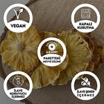 EGEYE DÖNÜŞ Şekersiz Ananas Meyve Kurusu Cipsi - 50 Gr. (Yüksek Aroma - Kokteyl Meyvesi - Katkı Koruyucu İçermez)