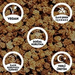 EGEYE DÖNÜŞ Şekersiz Dut Meyvesi Kurusu - 200 Gr. (Doğal Kurutulmuş - Kuruyemiş - Katkı Koruyucu İçermez)