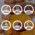 EGEYE DÖNÜŞ Şekersiz Şeftali Meyvesi Kurusu Cipsi - 50 Gr. (Yüksek Aroma - Kokteyl Meyvesi - Katkı Koruyucu İçermez)