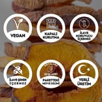 EGEYE DÖNÜŞ Şekersiz Şeftali Meyvesi Kurusu Cipsi - 50 Gr. (Yüksek Aroma - Kokteyl Meyvesi - Katkı Koruyucu İçermez)