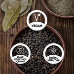 EGEYE DÖNÜŞ Tane Karabiber (Elenmiş Kara Biber Tane Baharat) - 100 Gr. (1. Kalite)