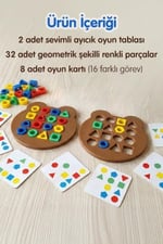 Eğitici Şekil oyuncağı Ayı Geometrik Şekil parça yerleştirmeli zeka Oyuncak