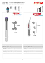 Eheim Termopreset Akvaryum Isıtıcısı 150W - Seçenekler: 100W, 150W