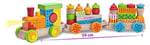 Eichhorn 195029 100002236 ışık ve ses fonksiyonlu renkli tren, 28 eğitici blok, 31 parça, uzunluk 59 cm, piller dahil, huş ağacı